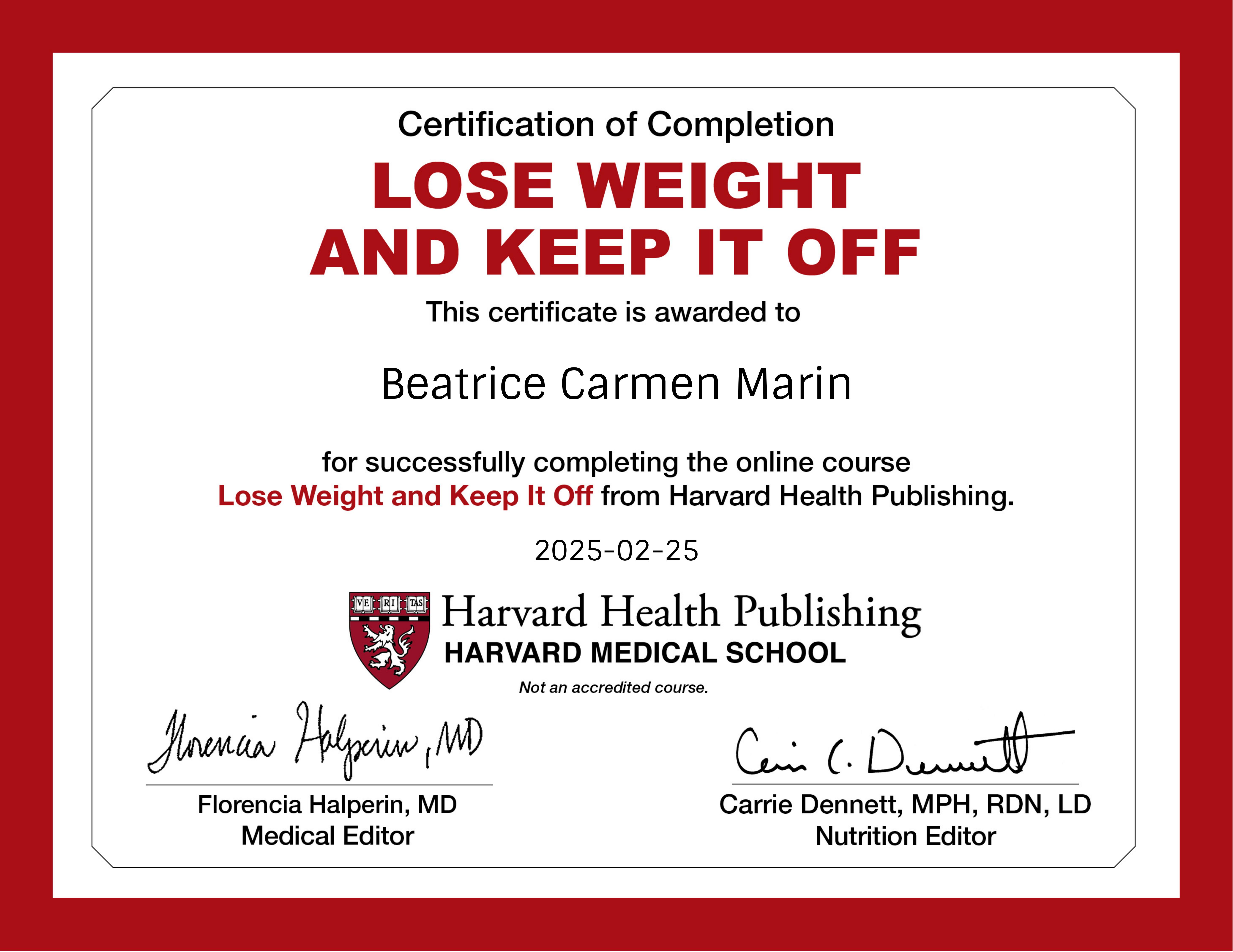 Certificare Consilier în Dezvoltare Personală cu Specializare Psihonutriție